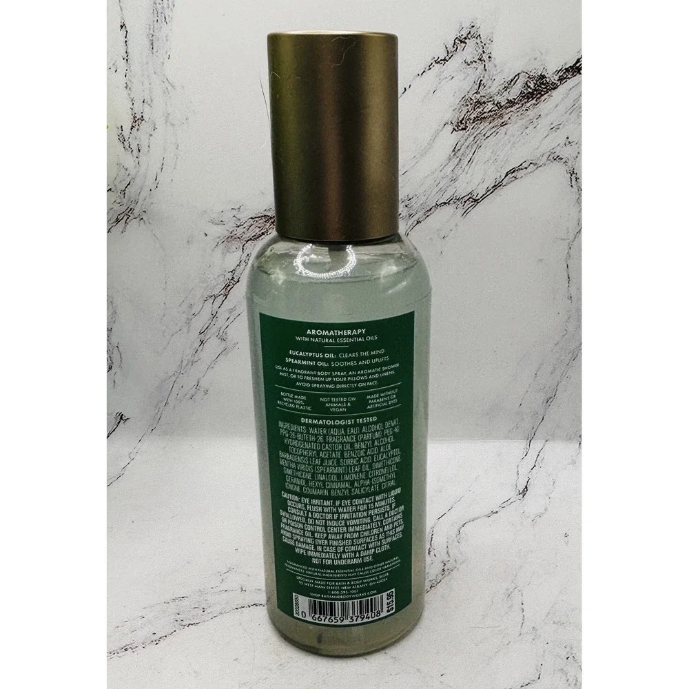 Bath & Body Works Stress Relief Eucalyptus Spearmint Essential Oil Mist 5.85oz